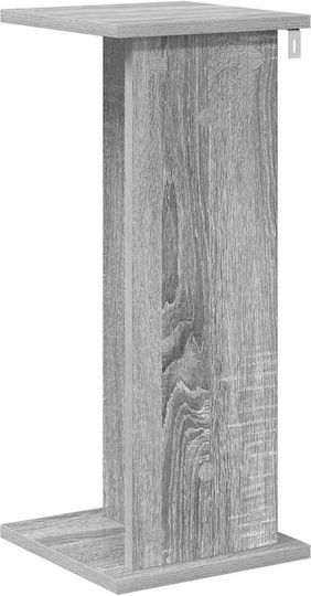 vidaXL Ανθοστήλη Ξύλινη Γκρι 25x25.5x60.5εκ.