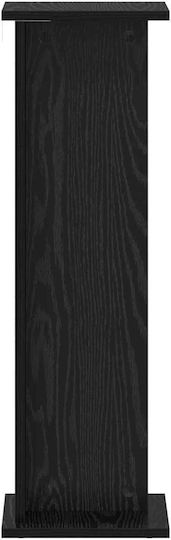 vidaXL Дървени Черни Цветарници 25x25.5x80.5см 2 броя