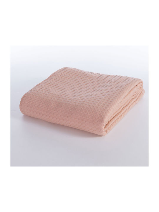 Nef-Nef Homeware New Golf Piqué Halbdoppeldecke 180x240cm Rosa