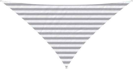 vidaXL Dreieck Sonnensegel Grau mit PU-Beschichtung 2,5x3,5x3,5m