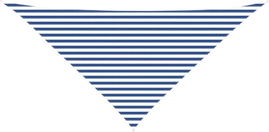 vidaXL Triangle Shade Sail White with PU Coating 4x5.8x5.8m