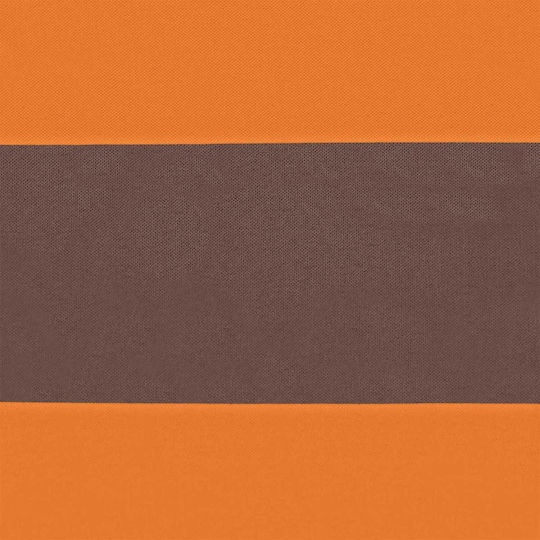 vidaXL Triangle Mesh Shade Fabric Orange with PU Coating 4m