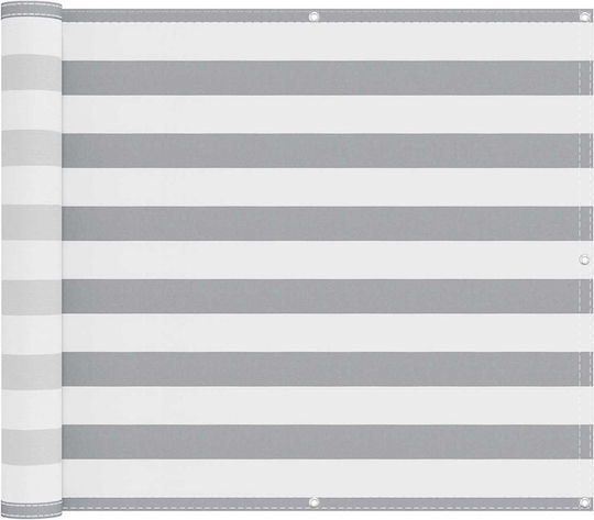vidaXL Rectangular Mesh Shade Fabric Gray 1x4m