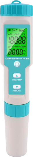 pH Meter with Moisture Temperature and Electrical Conductivity Measurement Capability