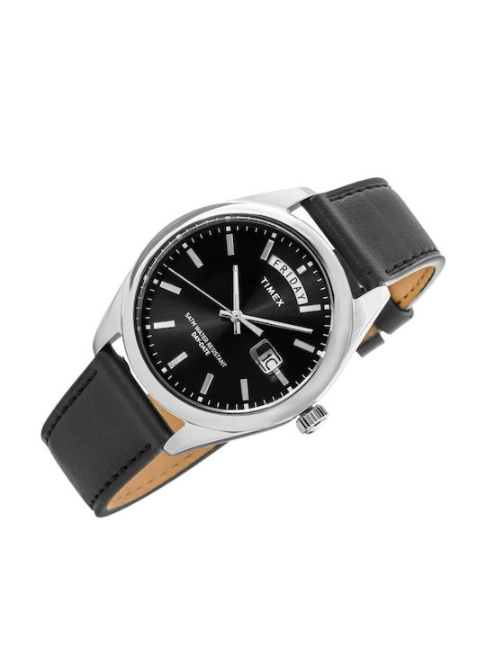 Timex Legacy Men's Watch 41mm Battery with Black Metal Bracelet