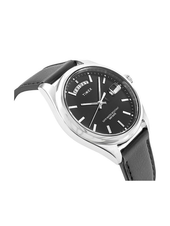 Timex Legacy Men's Watch 41mm Battery with Black Metal Bracelet