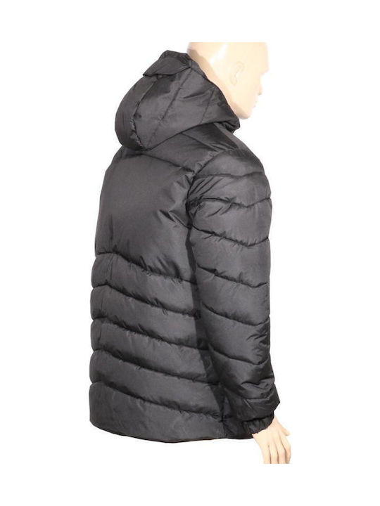 Kids Sports Coat with Lining & Hooded Black