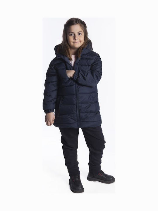 Kids Sports Coat with Lining & Hooded Black