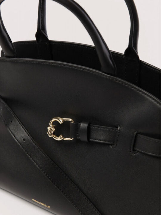 Leather Women's Shoulder Bag Black
