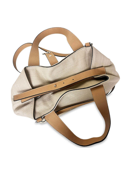 Women's Shoulder Bag Midi Beige