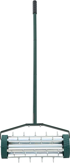 Vidaxl Lawn Roller Aeration Handles Green 127.5 x 44 cm