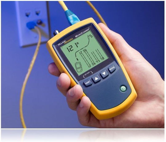 Fluke MicroScanner² Pro Kit Tester Καλωδίων Δικτύου RJ11 / RJ45 Ψηφιακό