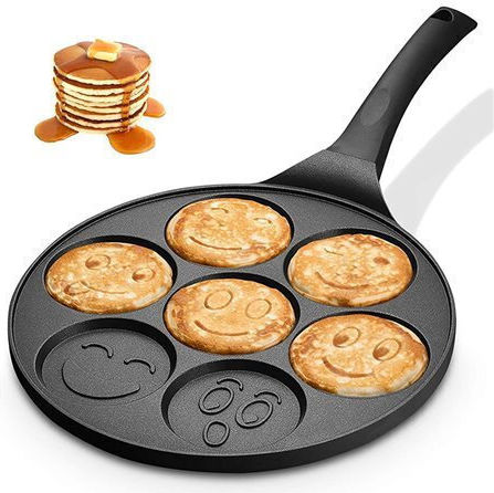Διπλό Τηγάνι για Pancakes από Αλουμίνιο με Επίστρωση από Πέτρα 26.5cm