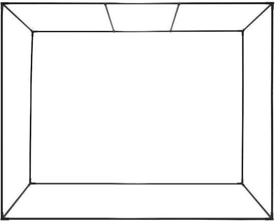 Θερμοκήπιο Ντομάτες Αγγούρια Saska Garden 200x77x168-150cm Pe Πράσινο