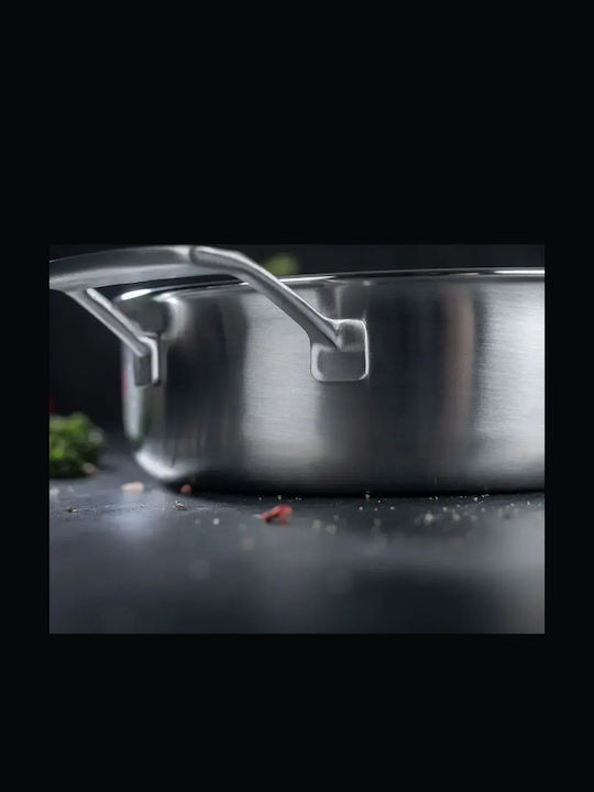 Kuhn Rikon Tigaie Sauté Culinary Fiveply Din Oțel Inoxidabil Cu Capac 28cm