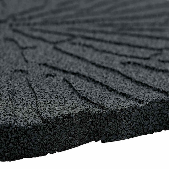 Step Stone 6 Pcs Black Ø 45 X 1.8 Cm Rubber 42030074 Black