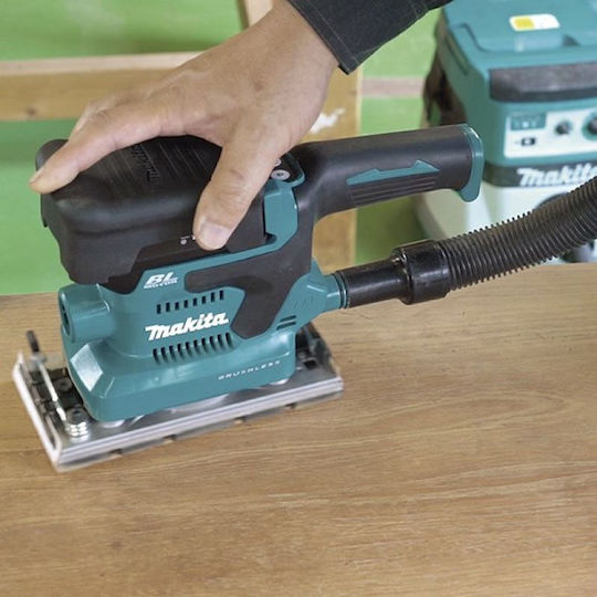 Makita DBO381ZU Παλμικό Τριβείο 18V Solo με Ρύθμιση Ταχύτητας και με Σύστημα Αναρρόφησης
