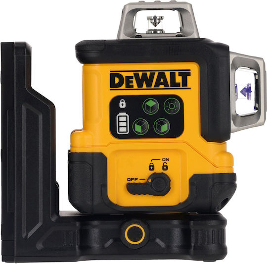 DEWALT Cross-Line Laser Level Green Beam with 45m Working Range