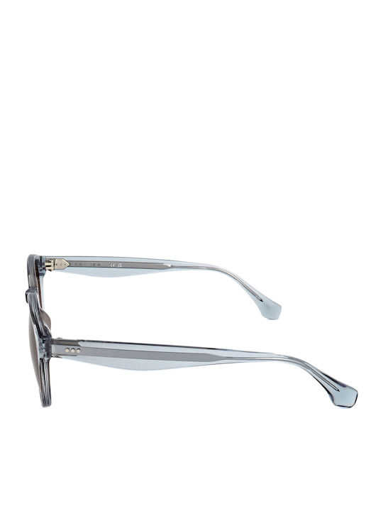 Sandro Unisex Sonnenbrillen mit Grauem Rahmen und Braunen Gläsern