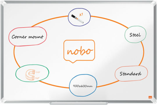 Nobo Magnetic Hanging Dry Erase Board 90x60cm