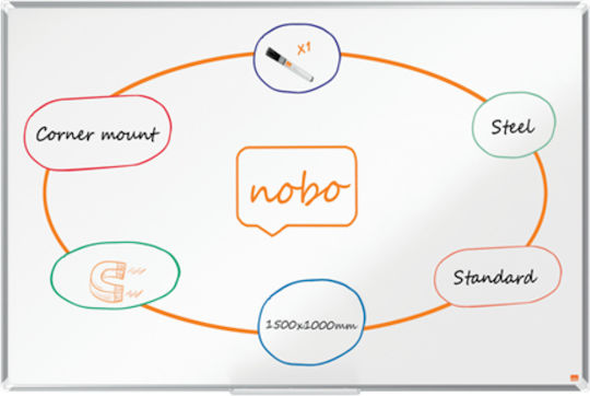 Nobo Magnetic Hanging Dry Erase Board 100x150cm