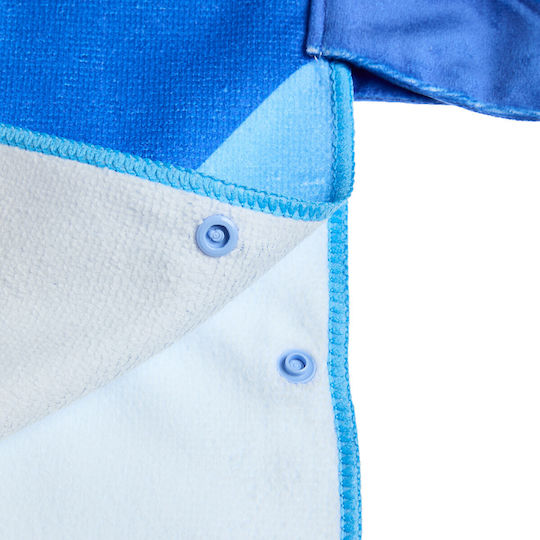 True Blue Kinder Strandponcho Walhai 120x60cm