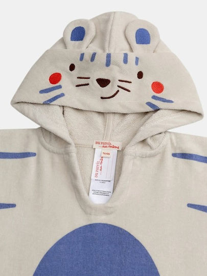 Poncho De Plajă Pentru Băieți Zyumercap Bej