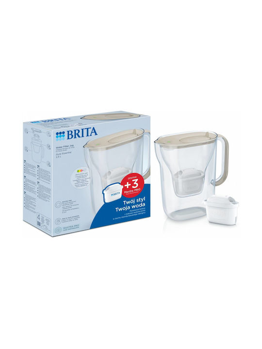 Brita Style Essential Κανάτα με Φίλτρο 2400ml