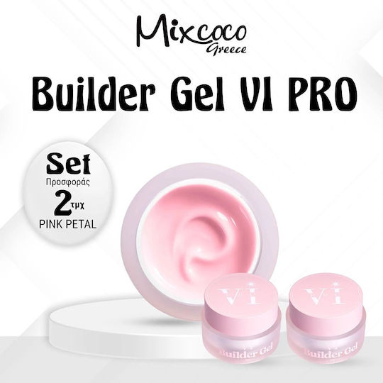Beauty VI Builder Gel Νυχιών Ροζ 30gr