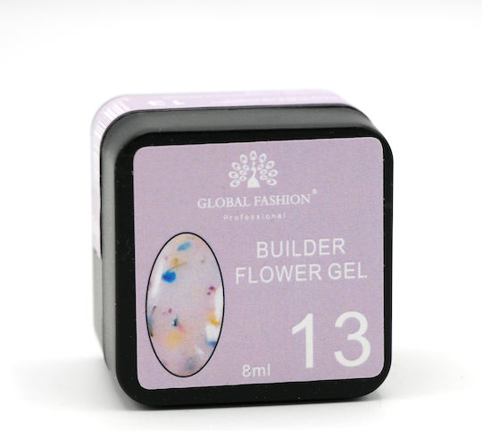 Global Fashion Flower Builder Gel Νυχιών 13 8gr