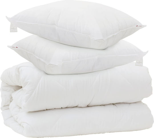 vidaXL VidaXL Bettdecken-Set Übergröße 240x200cm Weiß