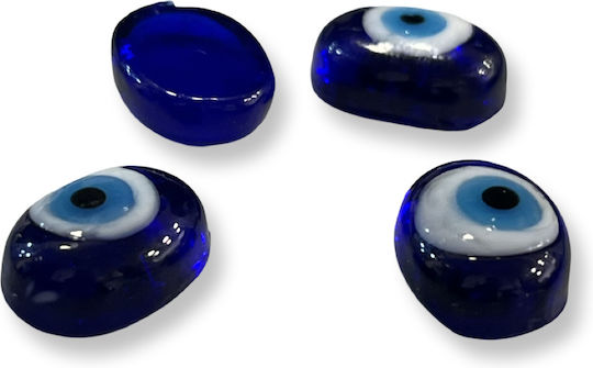 Matohantresse 15x10mm Ohne Loch Blau Nazar 6 Stück