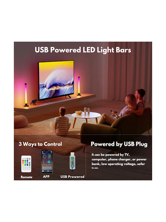 Qova Smart Dekorative Tischlampe LED RGB 2Stück