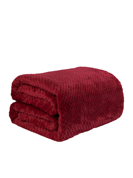 Popcorn Κουβέρτα Fleece Υπέρδιπλη 220x240εκ.