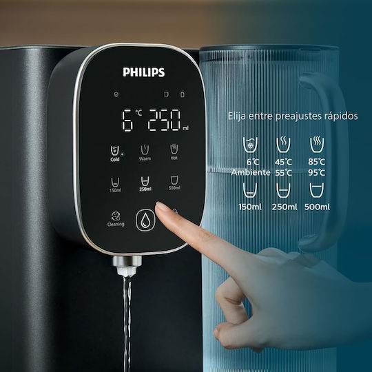 Philips Bottle Desktop Water Cooler with Cold Water Flow 1lt/h