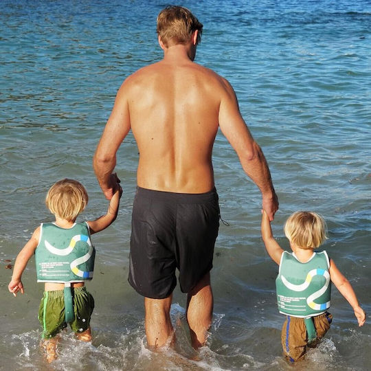 Kids' Swimming Vest Sunnylife Into Jungle Green 2-3 Years