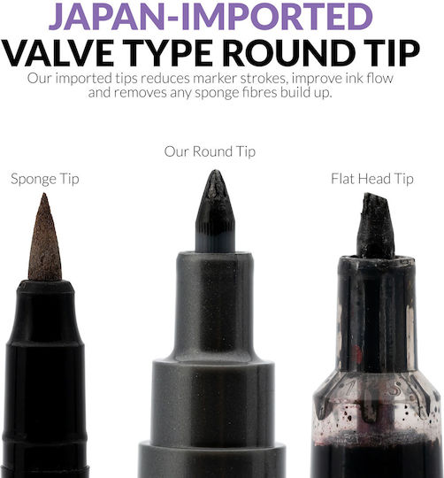 Gaahleri Marker Acrilic Flashy Auriu
