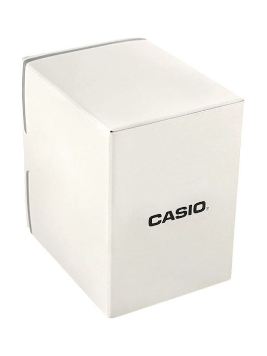 Casio Дигитален Мъжки Часовник 43mm На Батерия с Черна Каучукова Каишка