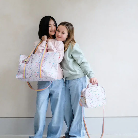 Mimi & Lula School Insulated Kids' Lunch Handbag Multicolour Unicorns 20x8x24cm