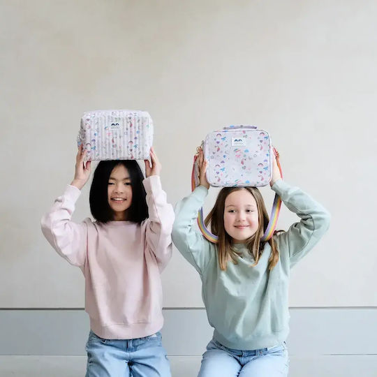 Mimi & Lula School Insulated Kids' Lunch Handbag Multicolour Unicorns 20x8x24cm