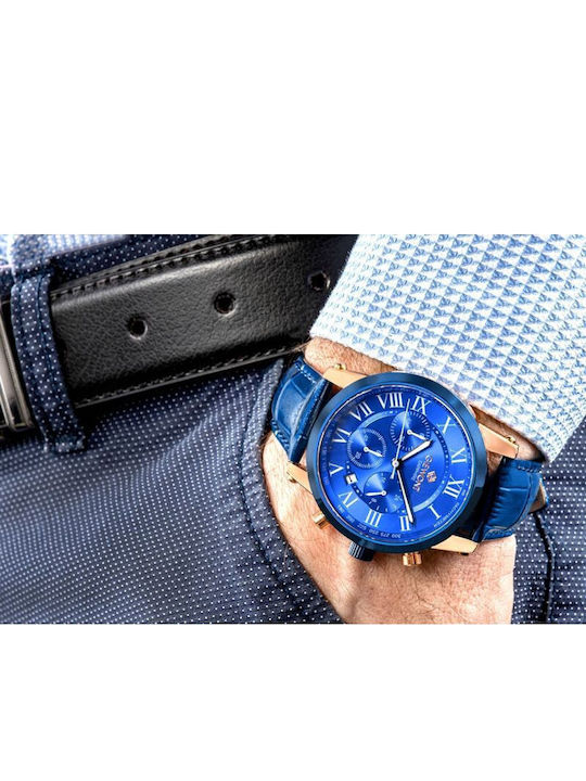 Giewont Battery Watch with Leather Strap