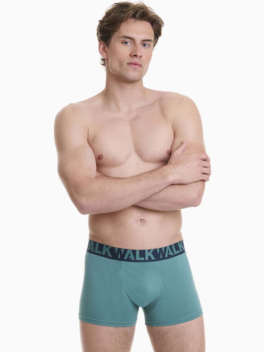 Herren Boxershorts Blau Dunkel 2Pack