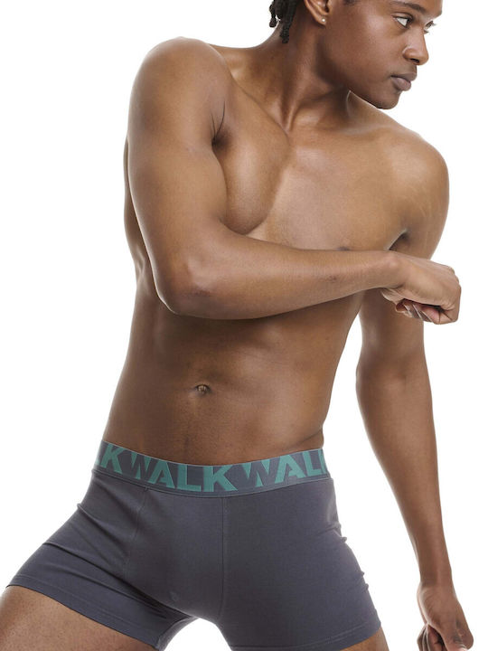 Herren Boxershorts Blau Dunkel 2Pack