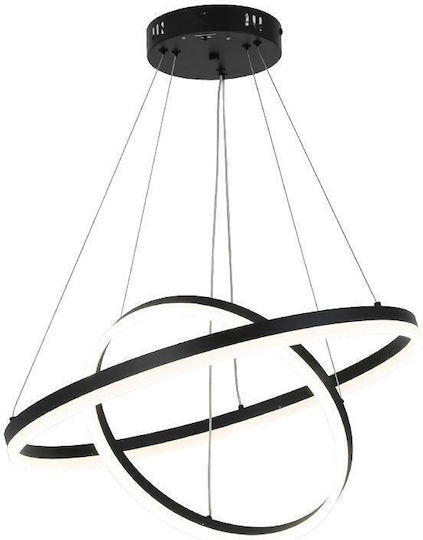 Inlight Inlight Deckenleuchte Schwarz LED mit Verstellbarem Weißlicht 60x60cm 6095-B-Schwarz