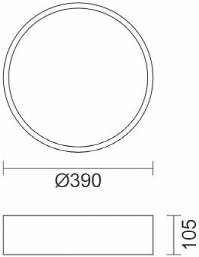 Spot Light Ceiling Light White with Integrated LED