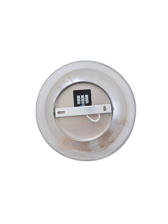 Eurolamp Ceiling Light 23cm Silver with G9 Socket