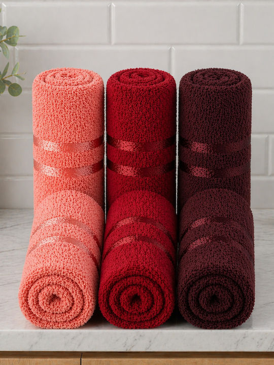 Kotonia Home Prosop De Față 50x90cm Multicolor 6 Bucăți Greutate 400gr/m²