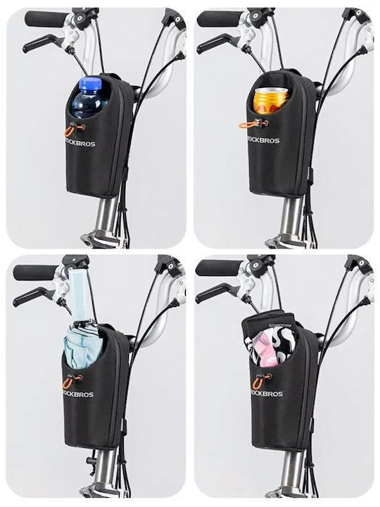 Rockbros Geantă Pentru Ghidon De Bicicletă 1.5l Neagră