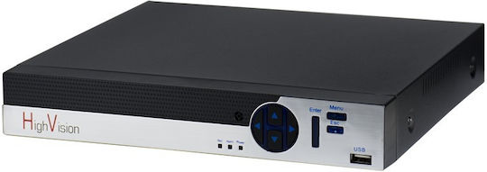 Tele HV-716 Überwachungs-Videorekorder HVR 16 Kanäle mit Auflösung Volle HD HV-716
