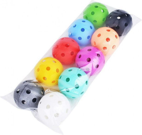 Set Tempish Bullet 10 Mingi Floorball Multicolore